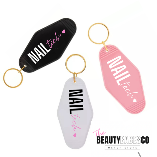 Nail Tech Key Chain